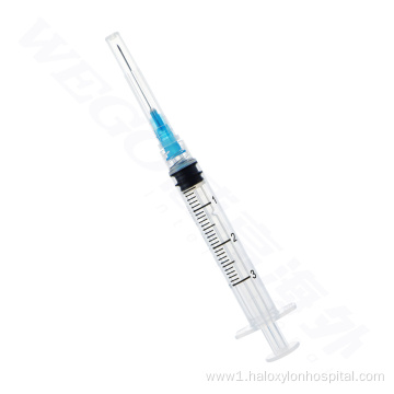 Medical Large Injectable 5ml Disposable Syringe With Needle